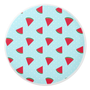Pomo De Cerámica Watermelon Blue Fun Summer Fruit