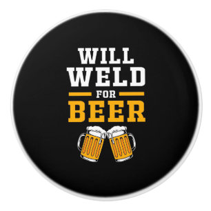 Pomo De Cerámica Welder Bien Por La Cerveza