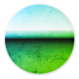 Pomo De Cerámica Where Mountains Meet Sea Drawer Pull Knob