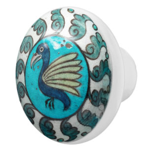 Pomo De Cerámica William De Morgan Dragon Ceramic Knob
