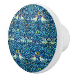 Pomo De Cerámica William * Morris "Bird Blue"