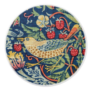 Pomo De Cerámica William Morris - Ladrón de fresas