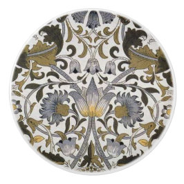 Pomo De Cerámica William * Morris Lodden Gray Gold