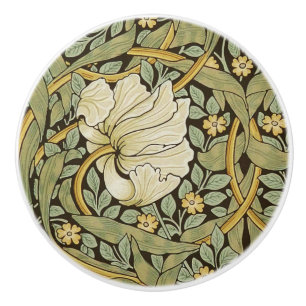 Pomo De Cerámica William Morris Pimpernel Vintage Pre-Raphaelite