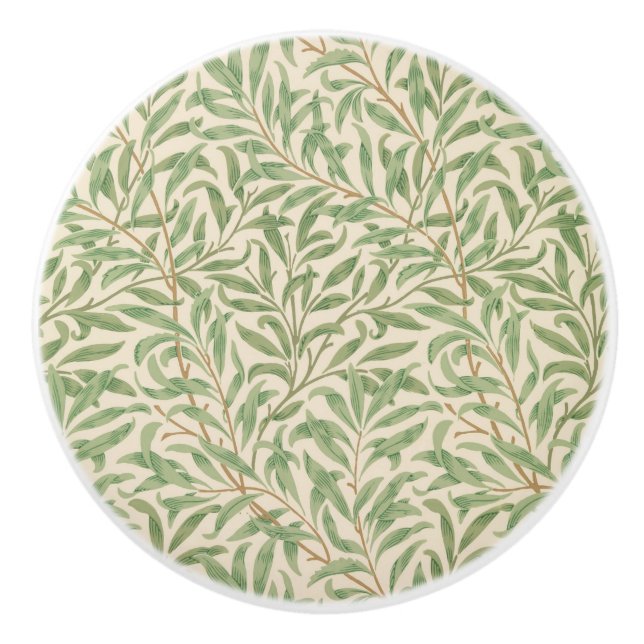 Pomo De Cerámica Willow Bough (por William Morris) (Anverso)