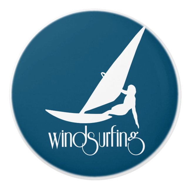Pomo De Cerámica Windsurf (Anverso)