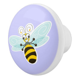 Pomo De Cerámica Wing-Nutz™_Bumble Bee (Buzz)_Decoración dulce y di