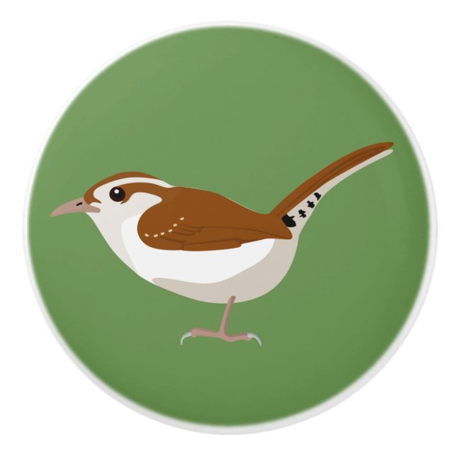 Pomo De Cerámica Wren (Anverso)
