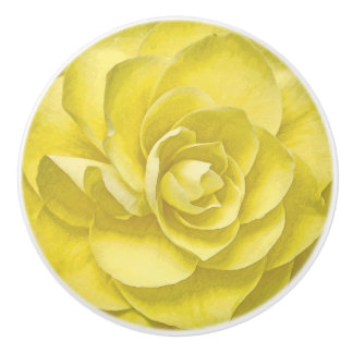 POMO DE CERÁMICA YELLOW ROSE 