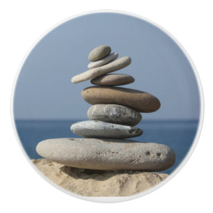 Pomo De Cerámica Zen Yoga Espiritual Meditación Equilibrio