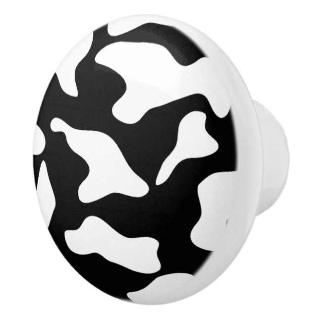 Pomo de cocina de impresión en vaca (Derecha)