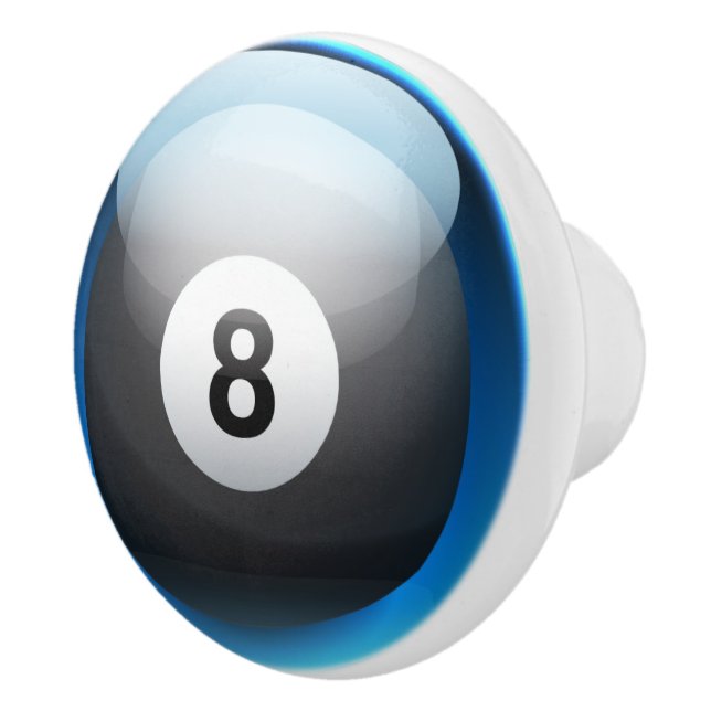 Pomos de cajón de bolas de deporte para billar 8 b (Derecha)