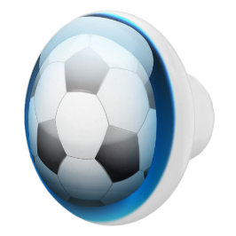 Pomos de cajón de bolas de fútbol deportivo