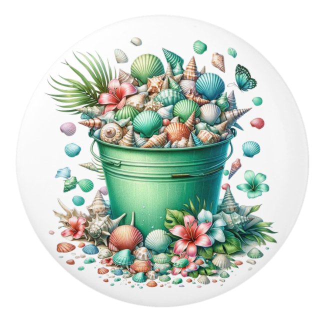 Pomos de cajón de concha de mar de playa - SRF (Anverso)