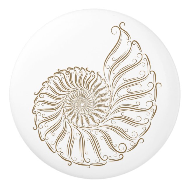 Pomos de cajón de concha de mar de playa - SRF (Anverso)