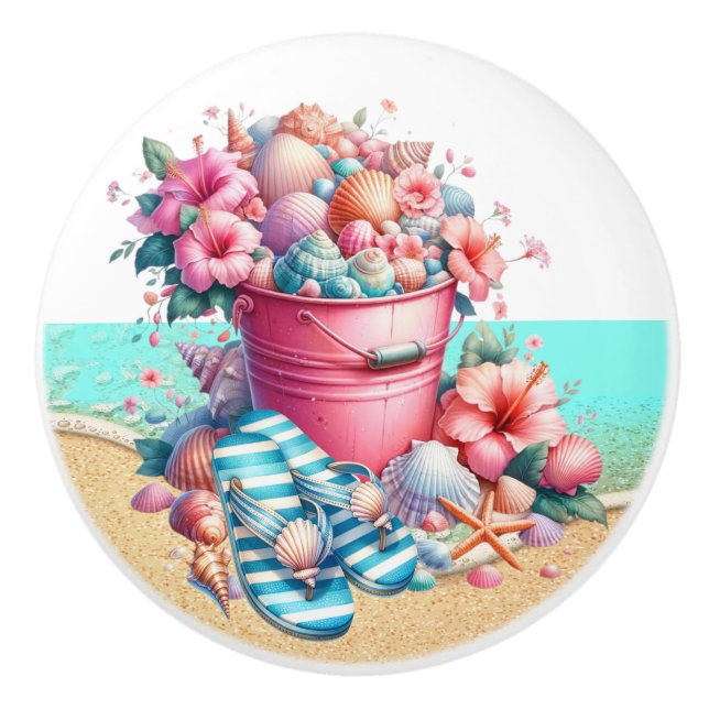 Pomos de cajón de concha de mar de playa - SRF (Anverso)