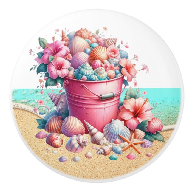 Pomos de cajón de concha de mar de playa - SRF (Anverso)