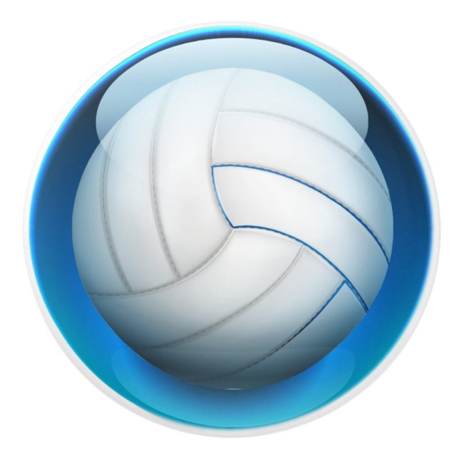 Pomos de cajón de voleibol deportivo (Anverso)