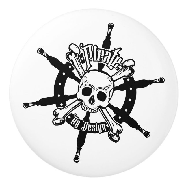 Pomos de extracción de cerámica pirata (Anverso)