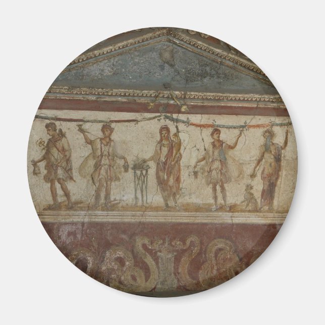 Pompeya Treasures imán personalizado (Frente)