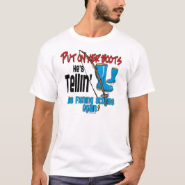 Pon tu camiseta de pesca de botes