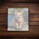 ¡Pon Tus Perros Enfrentados! Bloc de notas persona<br><div class="desc">Personaliza fácilmente este cuaderno con el nombre de tus perros y una foto de tu perro . El diseño incluye una foto de tu maravilloso perro y nombre. Asegúrese de usar una foto clara,  clara y clara de 5, 5" x 6" para facilitar su viaje personalizado.</div>