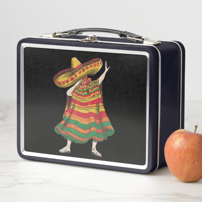Poncho Mexicano Dabbing Fiesta Cinco De Mayo (In situ)