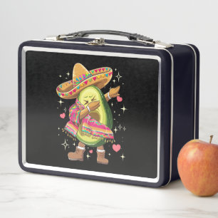 Poncho Mexicano Divertido Dabbing Aguacate Cinco D