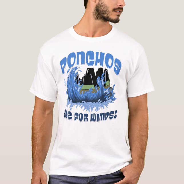 Ponchos son para la camiseta de Wimps Water Ride (Anverso)