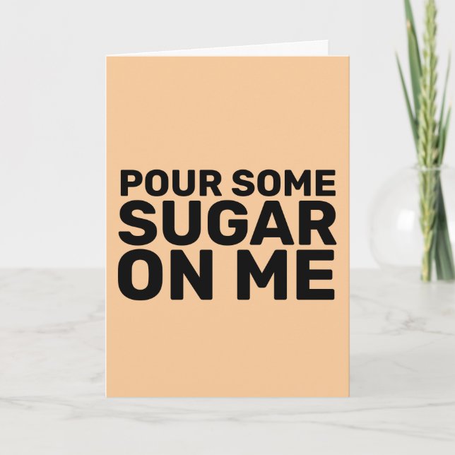 PONER ALGO DE AZÚCAR EN MÍ SOY TARJETAS DULCES CAL (Anverso)