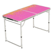 Mesa de ping color rosa