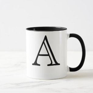 Ponga letras a una taza