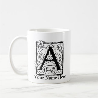 Ponga letras a una taza personalizada del