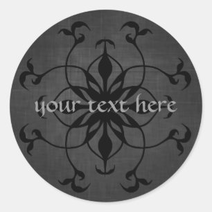 Ponga su texto en estos pegatinas góticos