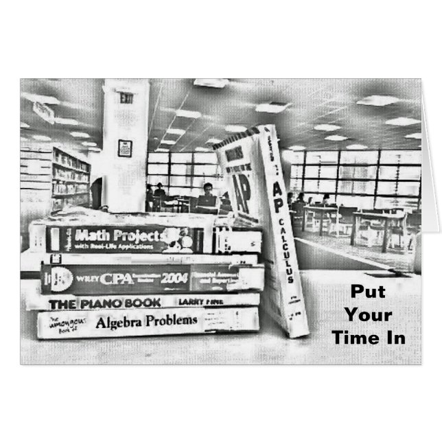 Ponga su tiempo en (Anverso (Horizontal))