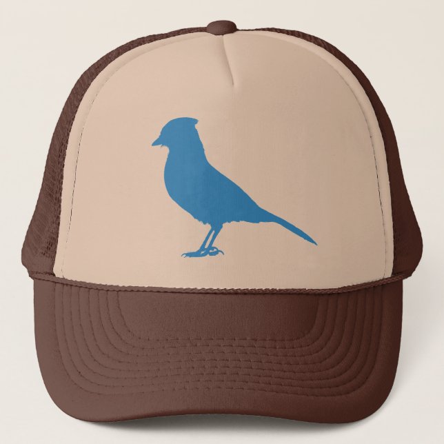 Ponga un pájaro en él - gorra del arrendajo azul (Anverso)