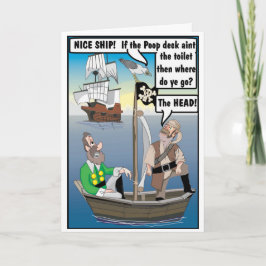 PÓNGASE EN CHISTE DE CABEZA. TARJETA