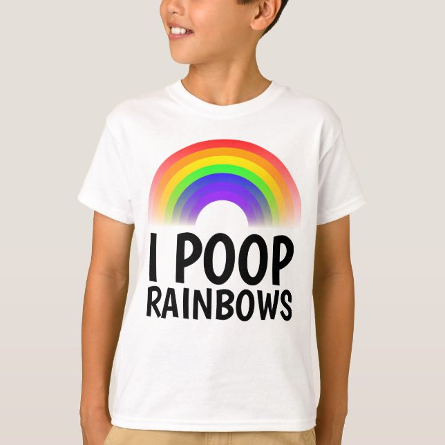 PONGO Camisetas divertidas para RAINBOWS (Anverso)