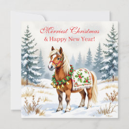 Poni de Shetland Navidad Personalizada