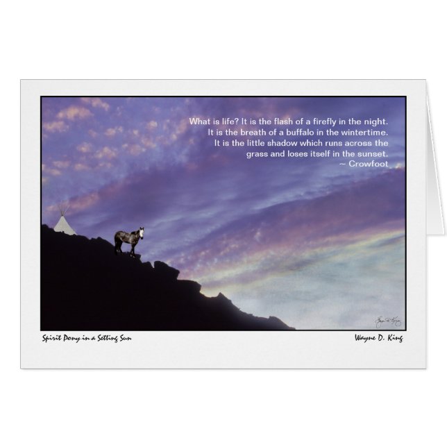 Ponía espiritual en un sol incipiente (Anverso (Horizontal))