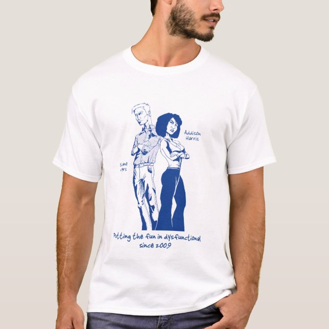 "Poniendo la diversión en" camiseta disfuncional (Anverso)