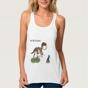 "Ponme en entrenador" Dinosaur Tank Top
