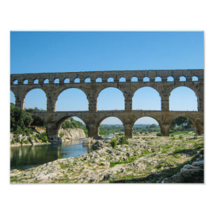 Pont du Gard, Francia - Impresión fotográfica