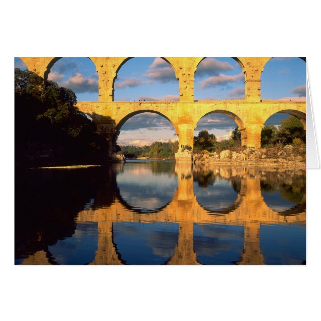 Pont du Gard, río Gardon, Gard, Languedoc, (Anverso (Horizontal))