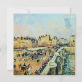 Pont Neuf, Tarde, Sunlight Camille Pissarro