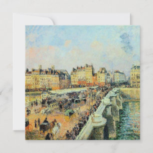 Pont Neuf, Tarde, Sunlight Camille Pissarro