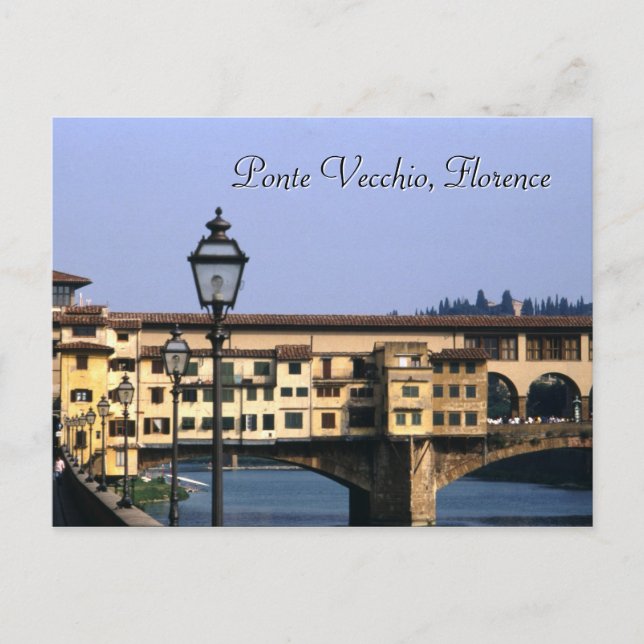 Ponte Vecchio, Florencia | Tarjeta postal (Anverso)