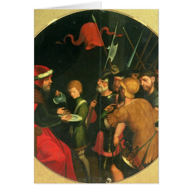 Pontius Pilate que se lava las manos (Frente)