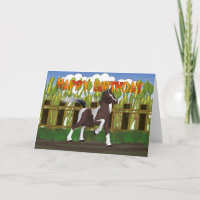 Pony Birthday Card - Tarjeta de cumpleaños con Pon