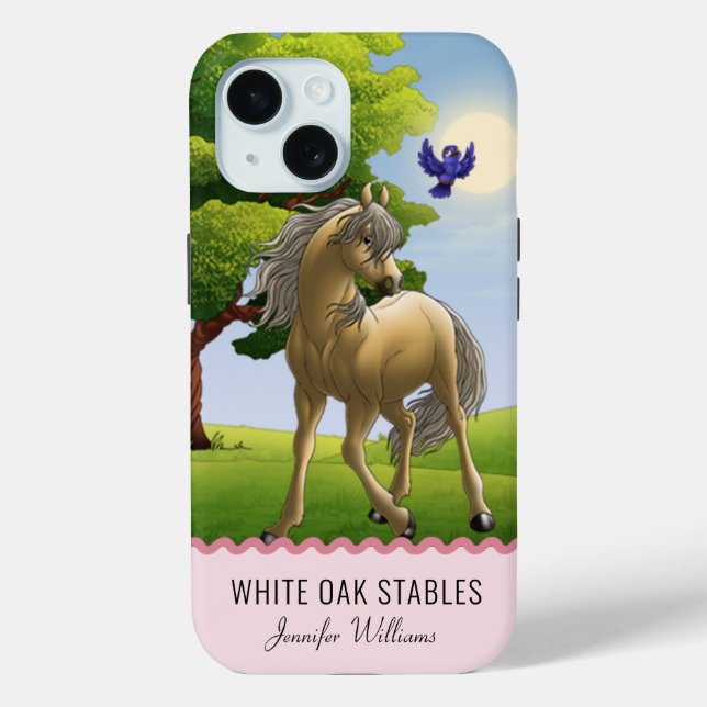 Pony de Dartmoor en estuche para iPhone para Funda (Reverso )